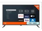 ONN 100133209 43 " inch Class FHD (1080p) Smart LED Black TV Television