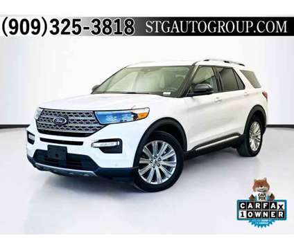 2021 Ford Explorer Limited is a White 2021 Ford Explorer Limited SUV in Montclair CA