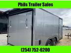 2023 Continental Trailers NEW 85X14 V-NOSE ENCLOSED MOTORCYCLE TRAILER CARGO 1.1