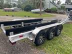 2024 Trailer Mania, triple axle boat trailer, 15k GVWR