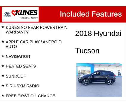 2018 Hyundai Tucson Limited is a Black 2018 Hyundai Tucson Limited SUV in Quincy IL