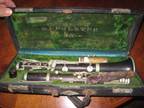 Vintage Antique Buffet Crampon Paris Wooden Clarinet w/ Box Case