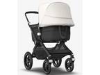 Great Condition bugaboo fox 3 stroller Color Misty White - Includes Bassinet