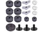 Instruments Accessories Washer Musical Cymbal Felts Set Wing Nut Drum Pads P9Z7