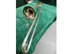 Silver-nickel Olds Opera Trombone