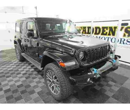 2024 Jeep Wrangler High Altitude 4xe is a Black 2024 Jeep Wrangler SUV in South Haven MI