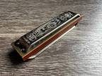 Vintage Hohner Band German Harmonica w/ Original RARE RAINBOW Box! (Key-F)