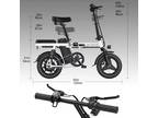 2023 Hot Sale 14 Inch Mini Size Folding Electric Bicycle UL 2849 certified