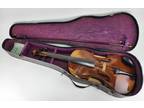 Violin Copy of Antonius Stradivarius, Germany, In Case • For Parts or Repairs
