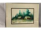 Cabin In The Woods Watercolor