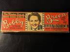 1930's Vintage BOBBY BREEN THE WONDER BOY Brass Plate Harmonica in Original Box