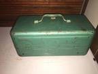 vintage Green my buddy metal tackle box