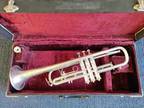 King Liberty Trumpet, Made by Hn White CO. Cleveland OH. Silver, Circa 1925/30