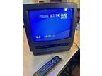 Magnavox Retro Gaming TV Television With Remote (Read) Vcr Not Working