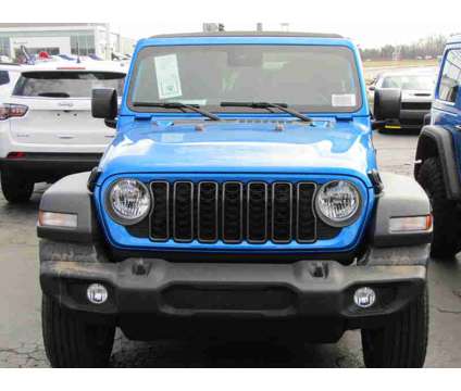 2024NewJeepNewWranglerNew4 Door 4x4 is a Blue 2024 Jeep Wrangler Car for Sale in Brunswick OH