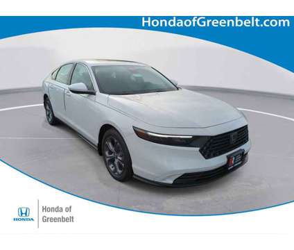 2024NewHondaNewAccordNewCVT is a Silver, White 2024 Honda Accord Car for Sale in Greenbelt MD