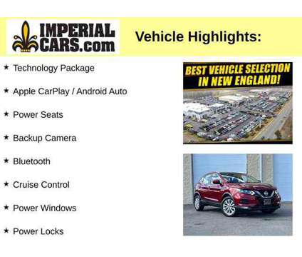 2022 Nissan Rogue Sport SV is a Red 2022 Nissan Rogue SV Car for Sale in Mendon MA