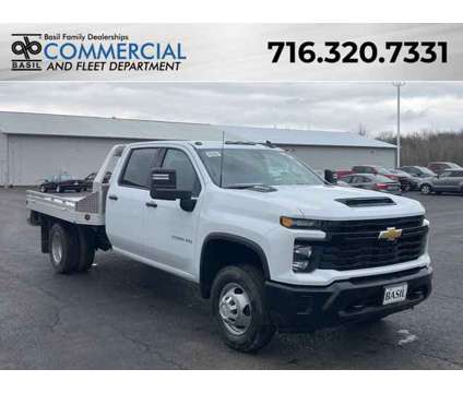 2024 Chevrolet Silverado 3500HD CC Work Truck is a White 2024 Chevrolet Silverado 3500 H/D Truck in Depew NY