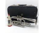 Vintage Holton Brass 3 Valve Gold Trumpet With Hard Case +Mouthpiece 7C Case