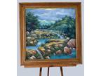 Original Oil Painting of South African Scene Framed signed by ARTIST