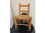 Vintage Waldorf hardwood child chair “as is” Handmade Very sturdy