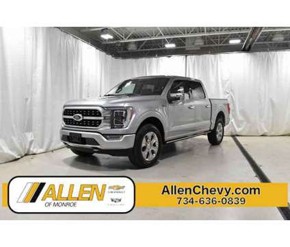 2021 Ford F-150 Platinum is a Silver 2021 Ford F-150 Platinum Truck in Monroe MI