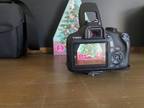 Canon EOS Rebel T6 Digital SLR Camera with 2 Lens, Charger, Bag. Working