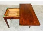 Antique Fold Over English Mahogany Card Table Circa 1910