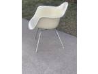 Vintage Original Charles Eames Herman Miller Parchment Fiberglass Shell Chair