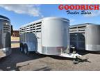 2024 Delta 500 ES 6'8"X16' LIVESTOCK TRAILER 4 horses