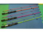 Hot Stick 4' 6" Medium Light 2-Pce Spinning Rod HOTS462ML CHOOSE YOUR HOT COLOR!