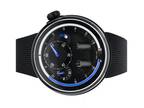 HYT H0 Blue Night Manual 48mm DLC Steel Mens Strap Watch 048-DL-93-BF-RU