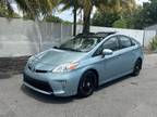 2012 Toyota Prius Hybrid FOUR Dlx Solar Sunroof Pkg Leather P Seat Navigatio...