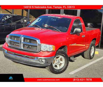 2004 Dodge Ram 1500 Regular Cab for sale is a Red 2004 Dodge Ram 1500 Car for Sale in Tampa FL