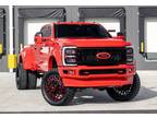 2023 Ford F450 Lariat 4x4 Race Red Fully Paint Matched Custom Lighting & Emblems
