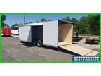 8x24 covered trailer enclosed carhauler w ultimate escape door 8.5 x 24 2023
