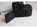 Canon EOS 80D Camera Black Body Only 2 Batteries Included READ DESCRIPTION