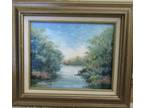 landscape oil painting, original by noted artist, Byron Holmes, 8x10