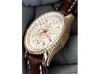 RARE Breitling Montbrillant RB0310 Limited Edition Rose Gold Mens Chronograph
