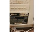 Zenith 13" Color Television White SY1324X tested works 1997-with remote