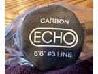Echo Carbon 366-4 6'6" #3 Weight 4 PC Fly Rod - Free US Shipping