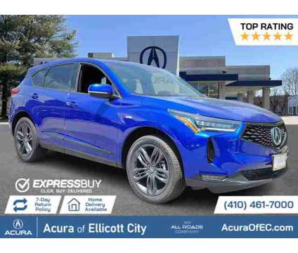 2024 Acura RDX w/A-Spec Package is a Blue 2024 Acura RDX Car for Sale in Ellicott City MD