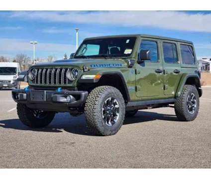 2024 Jeep Wrangler 4xe Rubicon X is a Green 2024 Jeep Wrangler Car for Sale in Denver CO