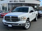 2008 Dodge Ram 1500 SLT Quad Cab Short Bed 2WD White,