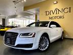 2015 Audi A8L 3 0T Quattro White, Awesome Color! LWB! Clean! Loaded!