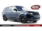 2017 Land Rover Range Rover Supercharged LWB with a MSRP of over $133k -