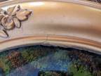 antique utah mormon Reverse Bubble Glass painting old LDS Salt Lake temple