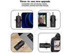 Wireless Microphone Audio Video Recording 3.5mm Mini Lavalier For Android/iphone