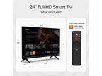 VIZIO 24" inch 1080p HD LED Smart TV Bluetooth Smartcast D24fM-K01 2023 Model