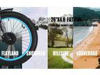 2000W KETELES 26 inches FatTire 48V E-Bike K800 23Ah Mountain Bicycle 21Speed US